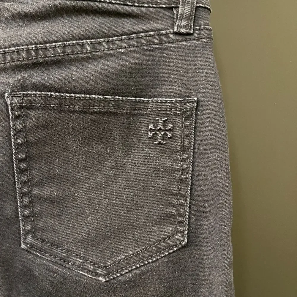 Tory Burch Navy Straight Jeans Size 25 Cotton